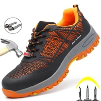 high quality indestructible safety shoes anti static electrician shoes puncture proof work sneakers male industrial shoes