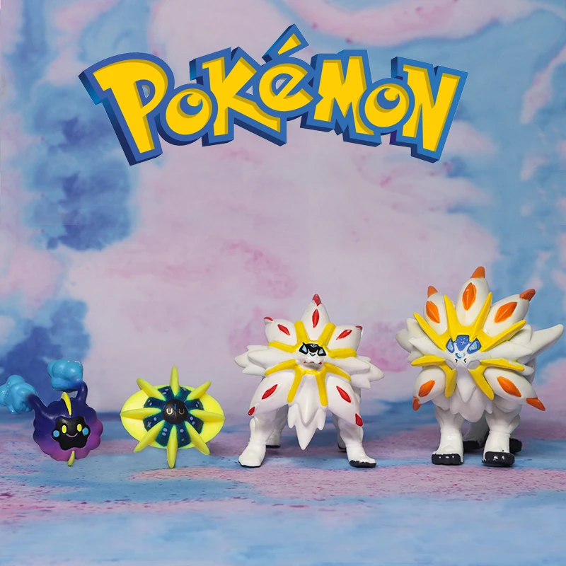 

TAKARA TOMY Pokemon Pocket Monster Collection Cosmog Cosmoem Solgaleo Doll Gifts Toy Model Anime Figures Collect Ornaments