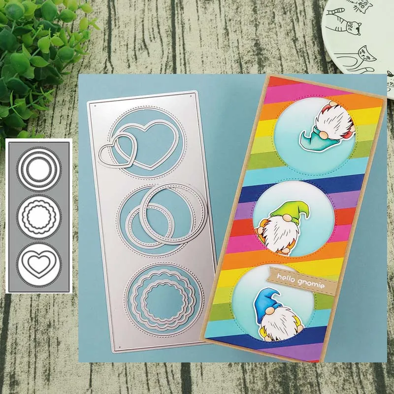 

2020 круглые окна металлические Вырубные штампы Скрапбукинг рукоделие альбом карточка нож-пуансон художественный резак