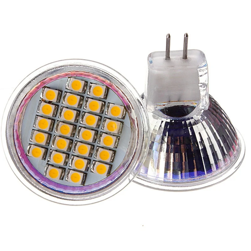 1 шт. 5 Вт лампа накаливания MR11 SMD3528 24 светодиода энергосберегающий прожектор