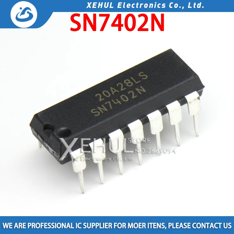 5 шт./10 шт. SN7402N DM7402N HD7402P SN7402 7402P 7402N 7402 новый оригинальный подлинный встроенный DIP14