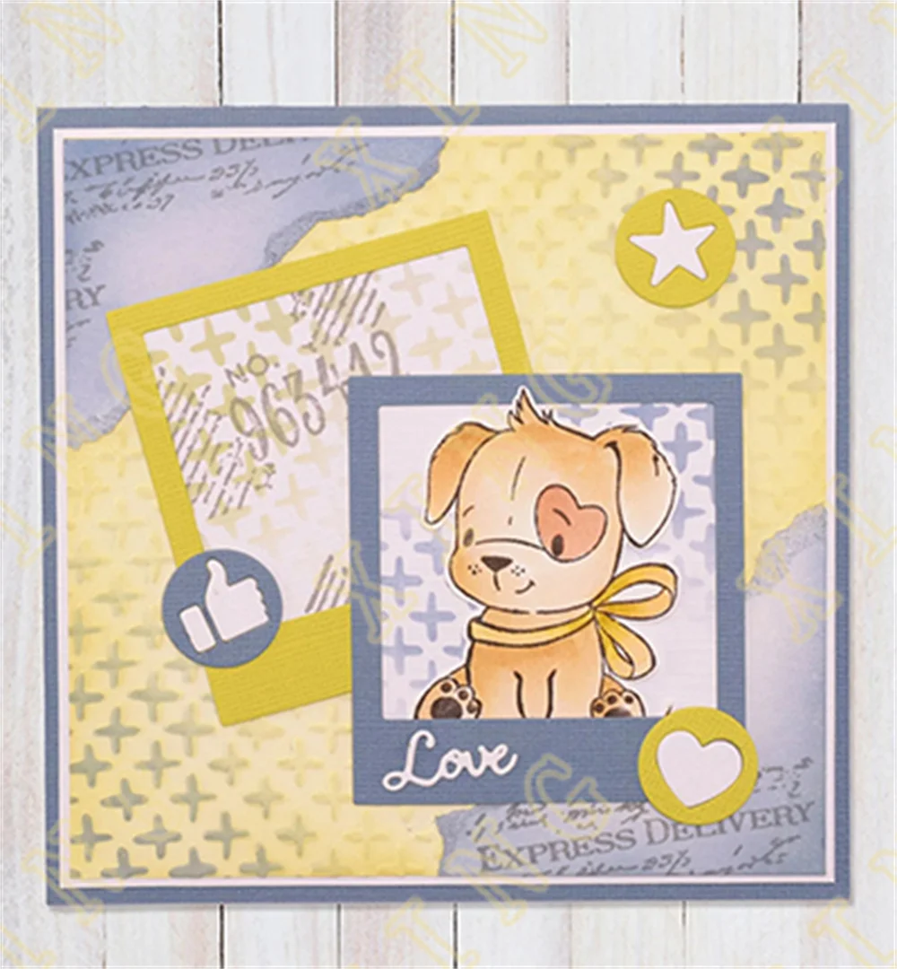 Баннеры и этикетки металлические штампы трафареты для рукоделия скрапбукинг