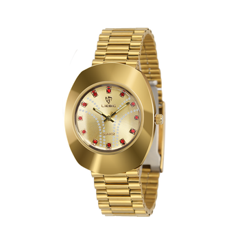 Luxury Steel Bracelet Golden Men's watches Japan Quartz movement Wristwatch Fo Women Ladies Waterproof Clock relogio masculino-36620