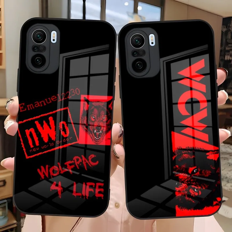 

Nwo Wolfpac Wolf Phone Case Glass Design For Xiaomi Redmi Note 13 10 10T 11i 11T 11 9 8 11S Poco X3 M4 F3 Pro Covers