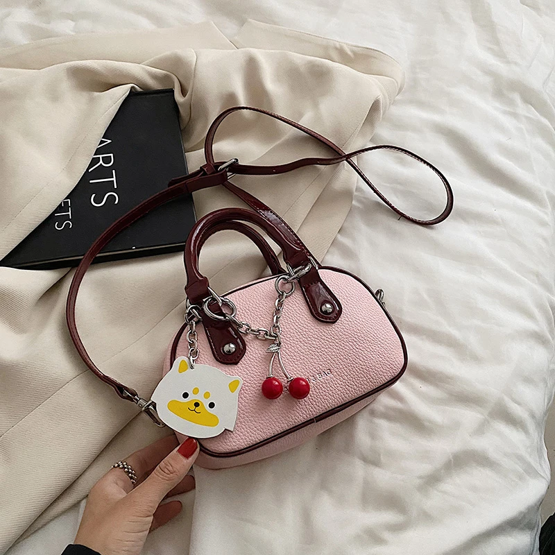 

Fashion Women Small Square Bag Solid Color Handbags Purse Pu Leather Crossbody Bags For Women Simple Ladies Shoulder Bags Female