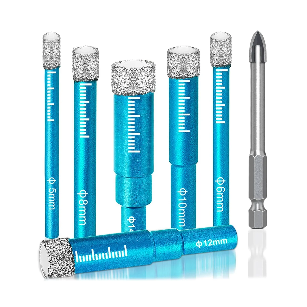 

Tile Drill Glass Diamond Drill Carbide Drill 5/6/8/10/12/14mm Carbide Drill