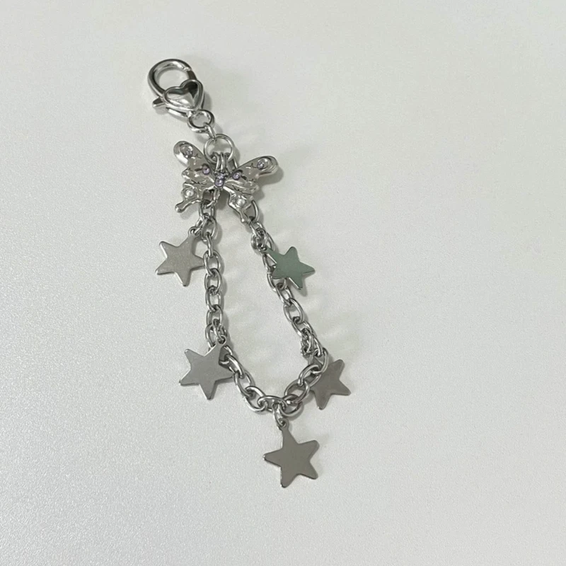 

Charm Y2K Phone Lanyard Chain Fringe Keychain Jewelry Gift