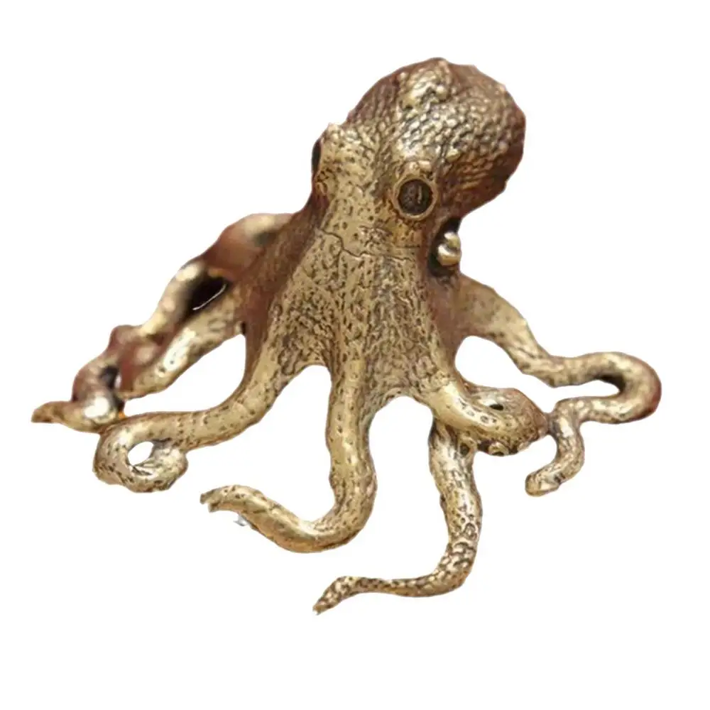 

Миниатюрная металлическая фигурка осьминога waasoscon