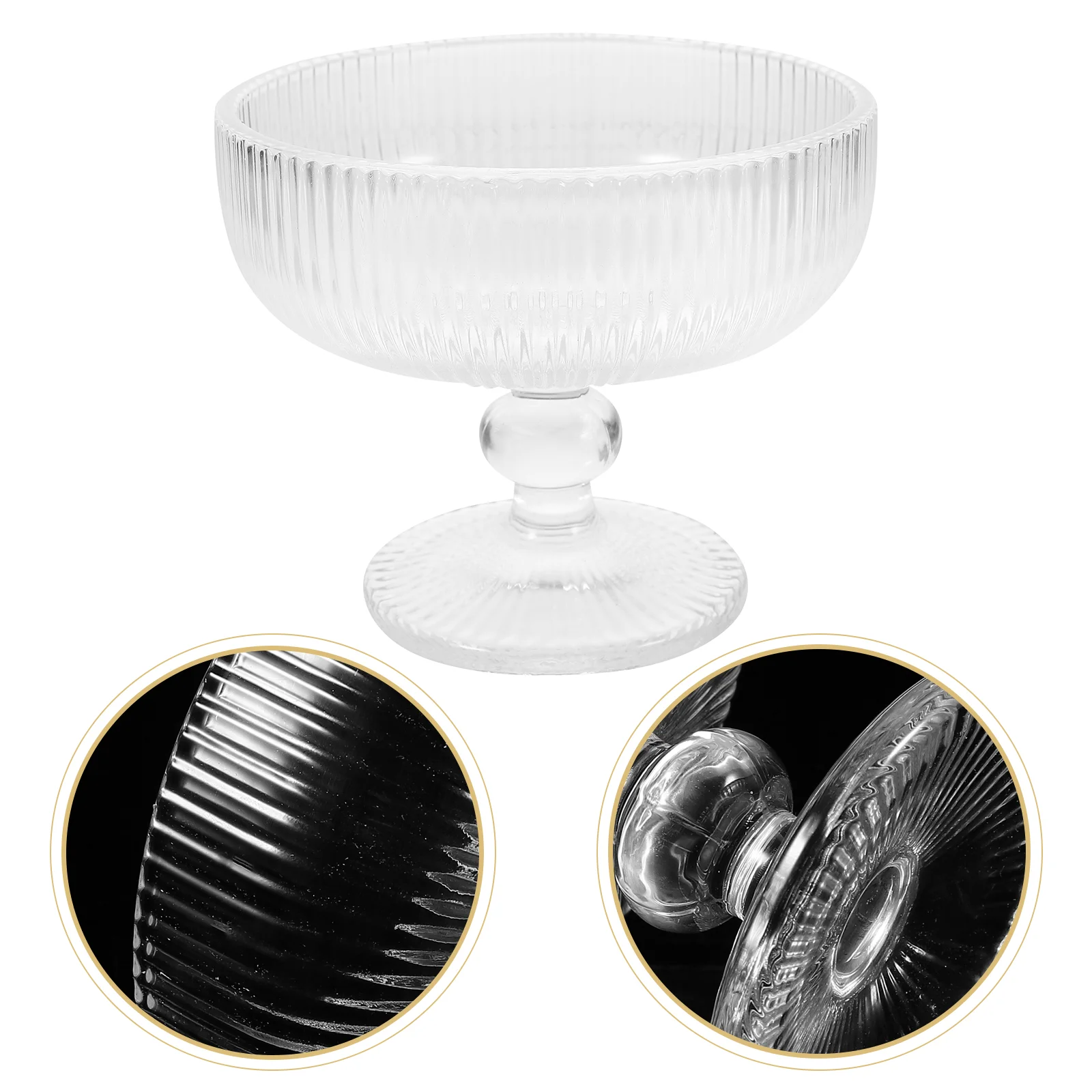 

Cups Dessert Cream Ice Clear Cup Bowl Footed Bowls Pudding Sundae Trifle Crystal Glasses Fruit Parfaitsalad Dish Tulip Dishes