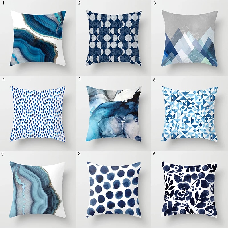 

Throw Pillow Home Decor Pillowcover Super Soft Geometric Print Pillow Case Art Cushion Covers for Sofa Pillowcase Decorative