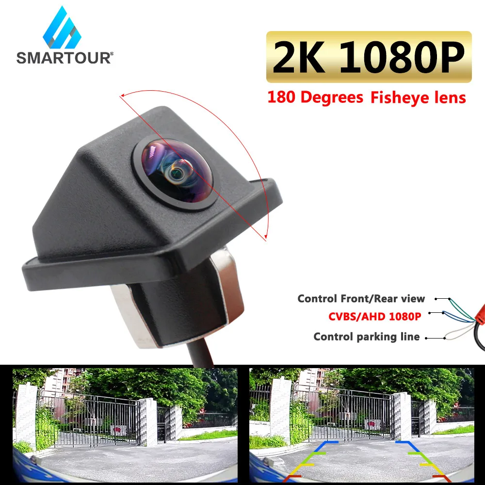 

SMARTOUR 2K AHD 1080P/720P Car Rear View Camera Fisheye Lens Full HD Night Vision Reverse Vehicle Parking Camera For AHD Monito