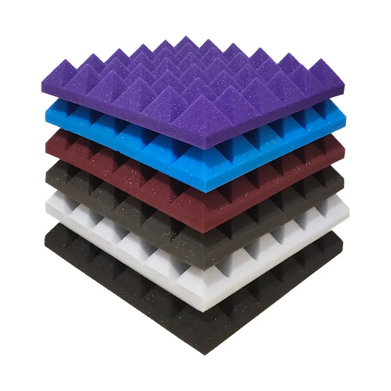

30x30x5cm foams panels sound insulation wall Pyramid Absorption Acoustic sponge Tile for Studio Ktv noise stopper home decor