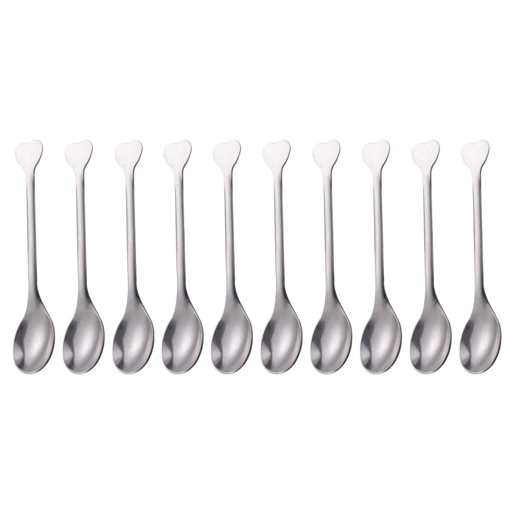 

Spoon Spoons Stirring Tea Ice Creamserving Handle Steel Coffee Stainless Restaurant Dessert Cocktail Espresso Sugar Appetizer