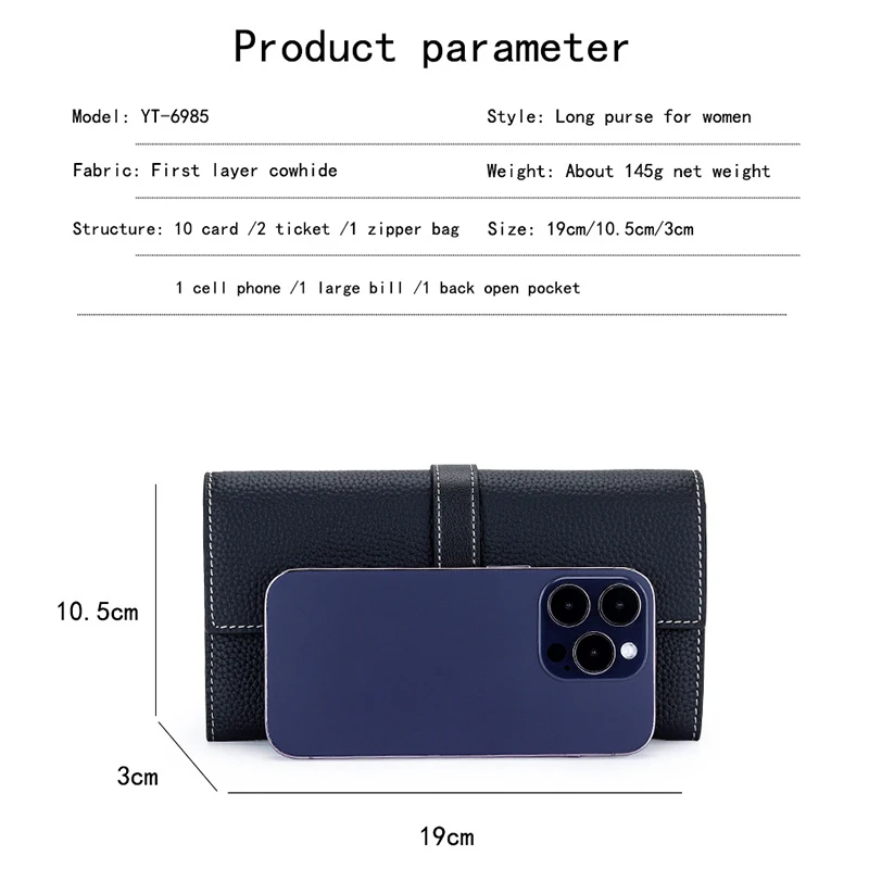 Кошельки из коровьей кожи для женщин двойного сложения держатель книжки в