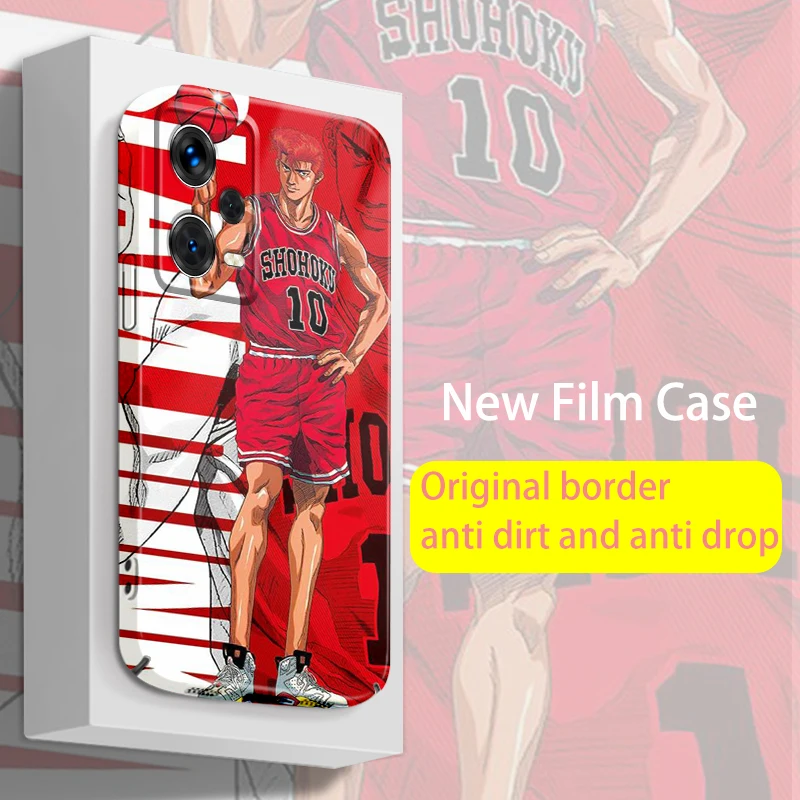 

Anime Slam dunk Sakuragi For Redmi Note 12 11 11T 10 10S Pro Plus 5G K60 K50 K40 K30 9A Feilin Film Phone Case Hard Cover