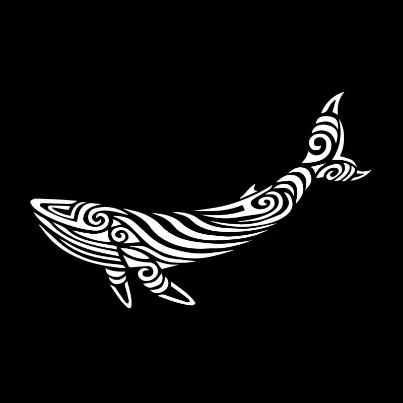 

Car Sticker Whale Pattern Exterior Parts Sunscreen and Waterproof Cover Scratches Motorcycle Stickers PVC Caravan Accessories