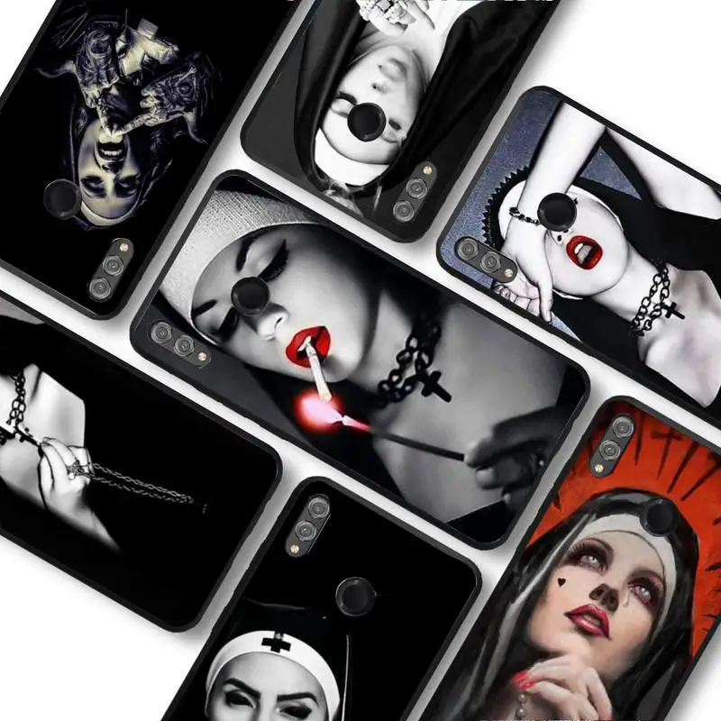 

Sister Style Nun Sexy Girl Phone Case For Huawei honor 10Lite 10i 20 8x 10 for Honor 9lite 9xpro Back Coque