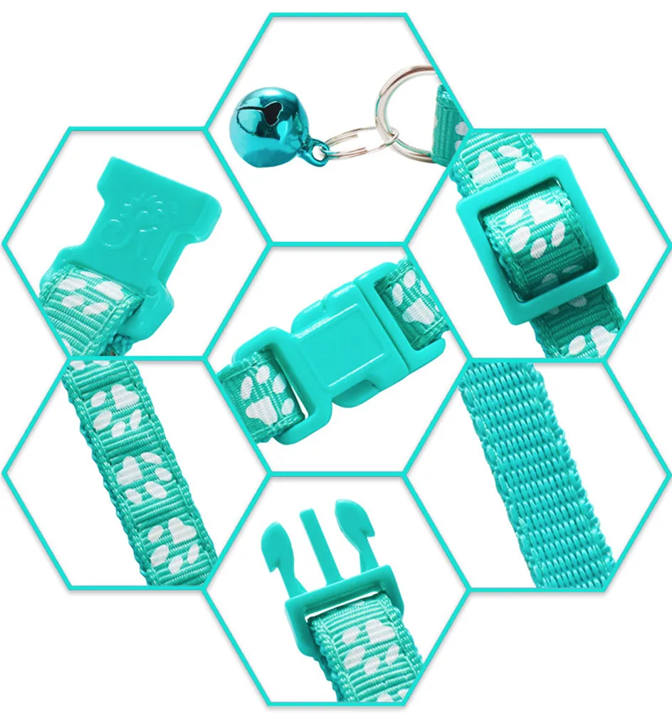 Милые аксессуары с колокольчиком для маленьких собак персонализированные