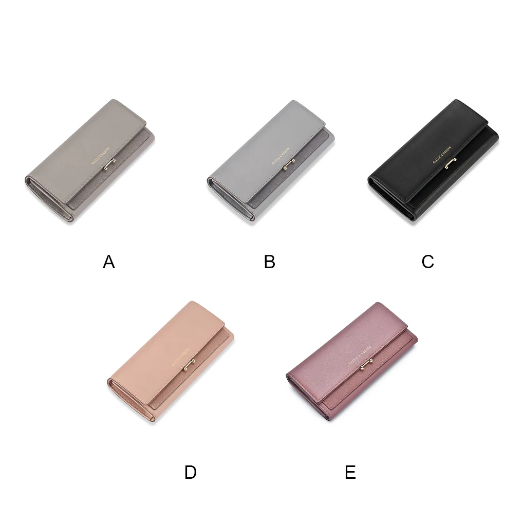 

Роскошный женский кошелек в винтажном стиле, Женский держатель для карт и монет, мягкая синяя сумка для множества карт