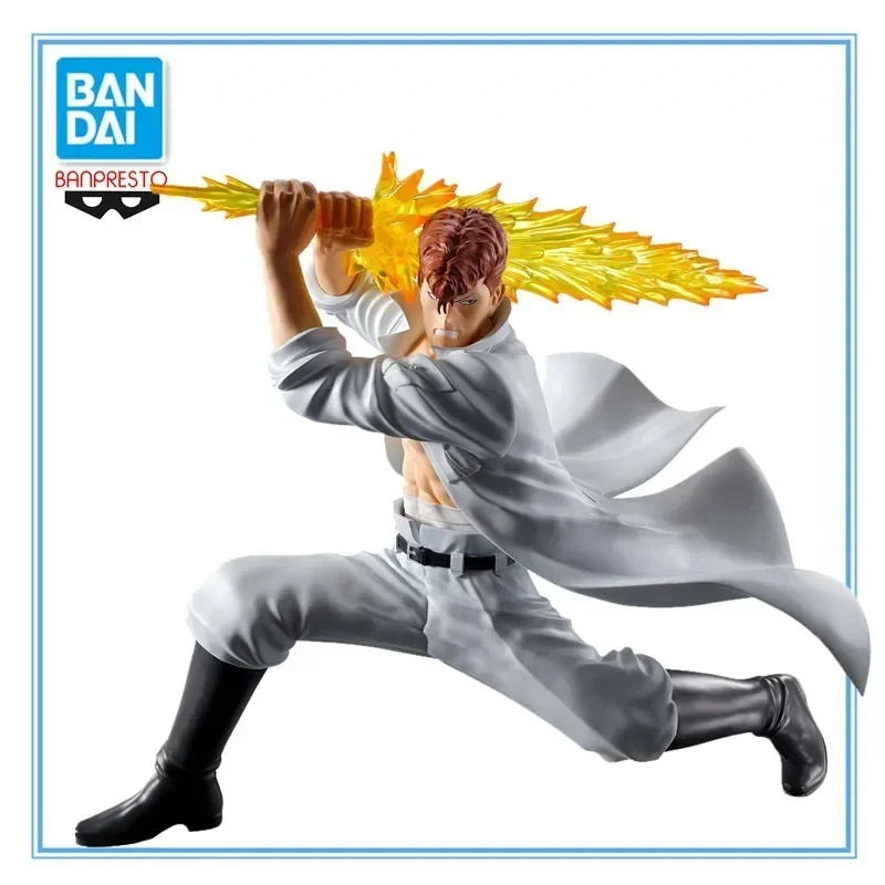 Фото В наличии Оригинальная фигурка BANDAI Banpresto Yuyu Hakusho Кувабара Казума Анкоку Будзюцукай, 14 см, модель из ПВХ, коллекционные игрушки. №1
