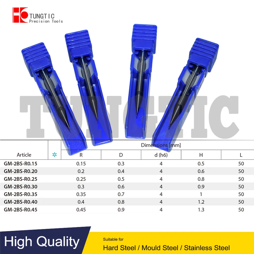 

GM-2BS R0.15-R0.45mm Крошечная фреза с двумя зубьями, фреза с кольцом, резьба 45 мм, твердосплавная фреза, фреза с кольцом, R0.2/R0.25/R0.3/R0.35/R0.4/R0.45