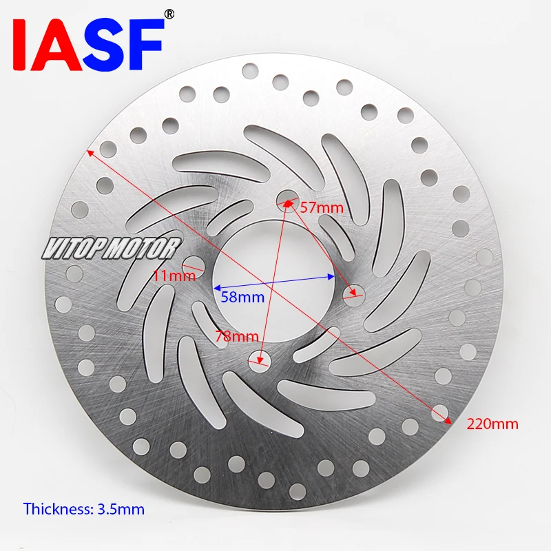Фото Подходит для Honda PCX125 12-18 PCX125S 18-19 PCX150 12-19 SH125i Mode 14-18 ACA 125 14-16 Ротор переднего тормозного диска мотоцикла №2