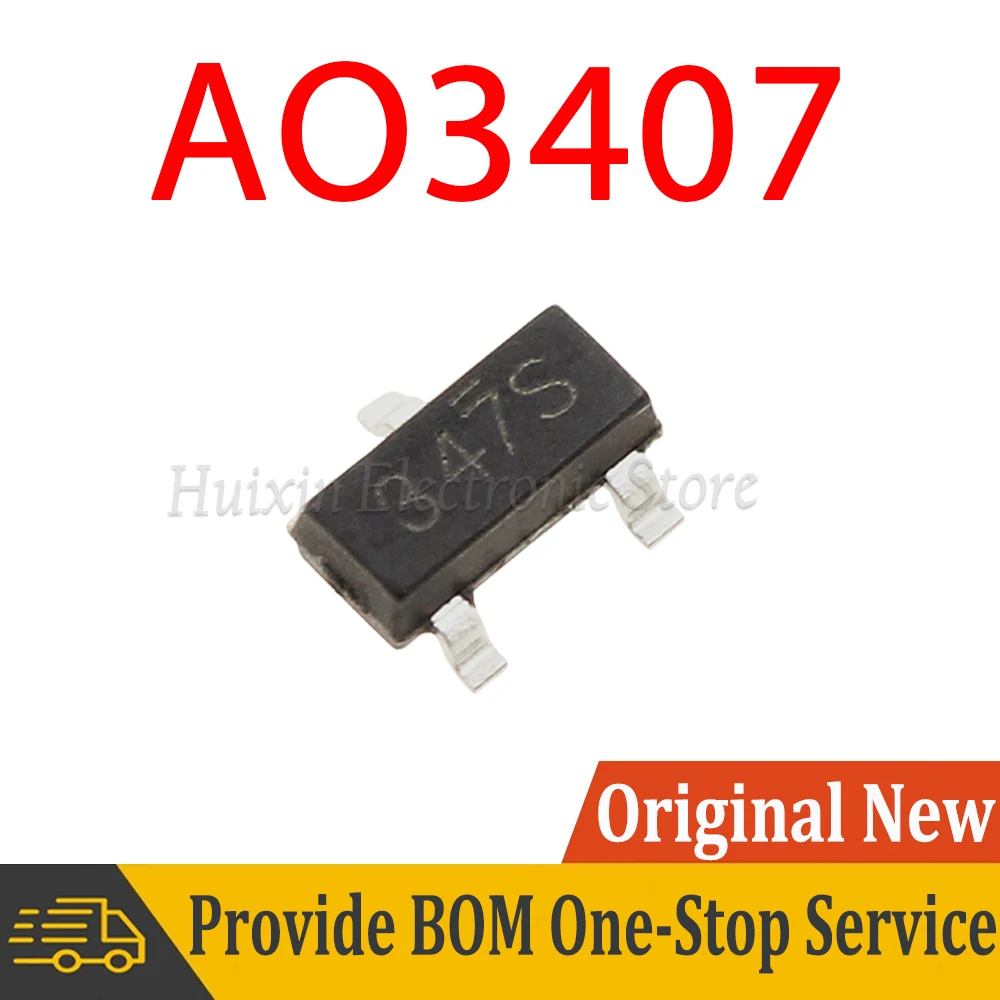 20 шт., AO3407 SOT-23 3407 SOT SOT23 347S, блестящий новый и оригинальный чипсет IC