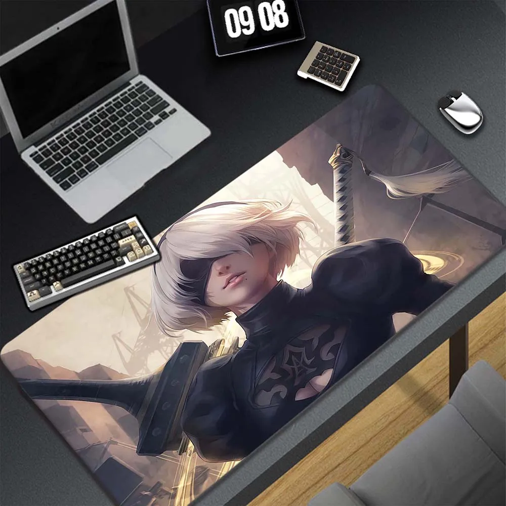 

Desige Mouse Pad Nier 400X900mm Carpet Game Carpet Keyboard Pads Large Mouse Mat Laptop Mouse Gamer Desk Mat Overlock Mousepad
