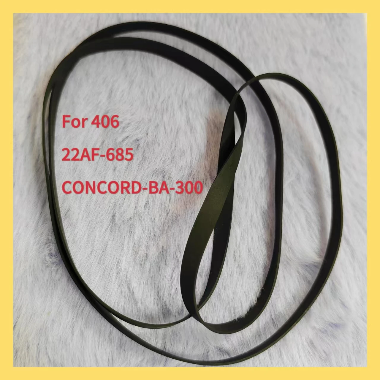 Ремень для проигрывателя PHILIPS 406 22AF-685 CONCORD BA-300 черный сменный ремень