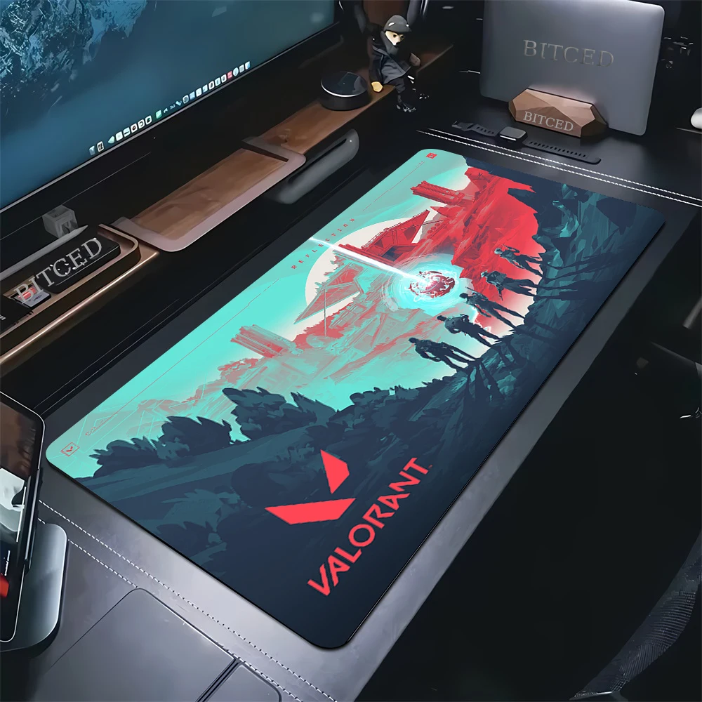Фото Коврик для мыши Valorant Gamer HD Custom Home PC Коврик для мыши с замкнутым ковриком для мыши Мягкий резиновый нескользящий коврик для мыши Офисный большой ковер Diy №2