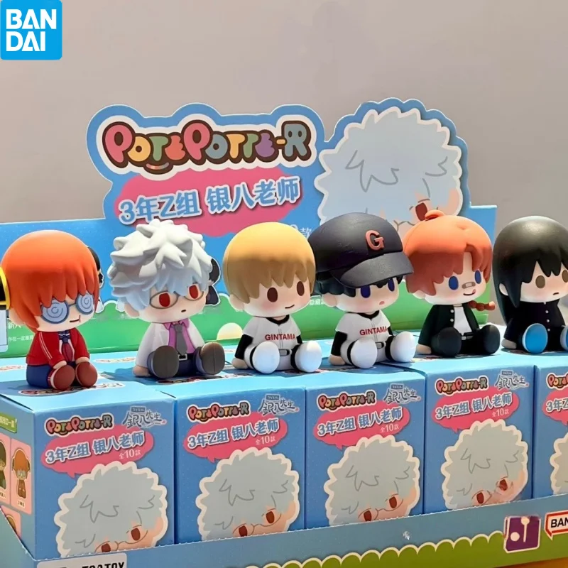 Фото В наличии: Bandai POTEPOTTE-R Gintama 3-nen Z-gumi Ginpachi-sensei, коллекционная фигурка из смолы, Q-версия, аниме, декор для рабочего стола, игрушка, подарок №2