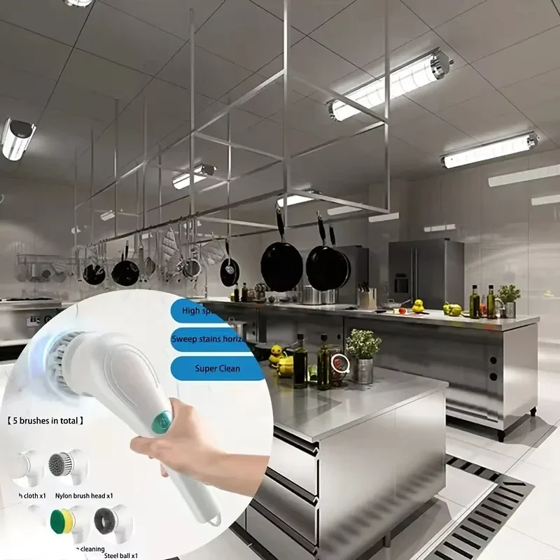 Xiaomi 5 в 1 электрическая щетка для чистки Многофункциональный ручной беспроводной