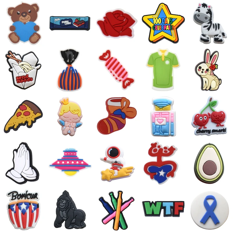 

Packs Men Shoes Accessories Kids Shoe Charms Boy Wholesale Bulk Para Pins Set Jeans Decorations for Crocs Gifts Women Charm Girl