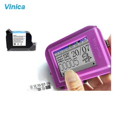 

No locked Portable Mini bottle date inkjet printer