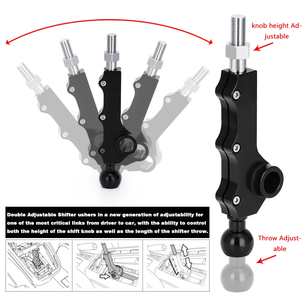 LIZHI-для Subaru WRX Legacy Outback Forester 2008-2014 гг. двойной регулируемый короткий рычаг