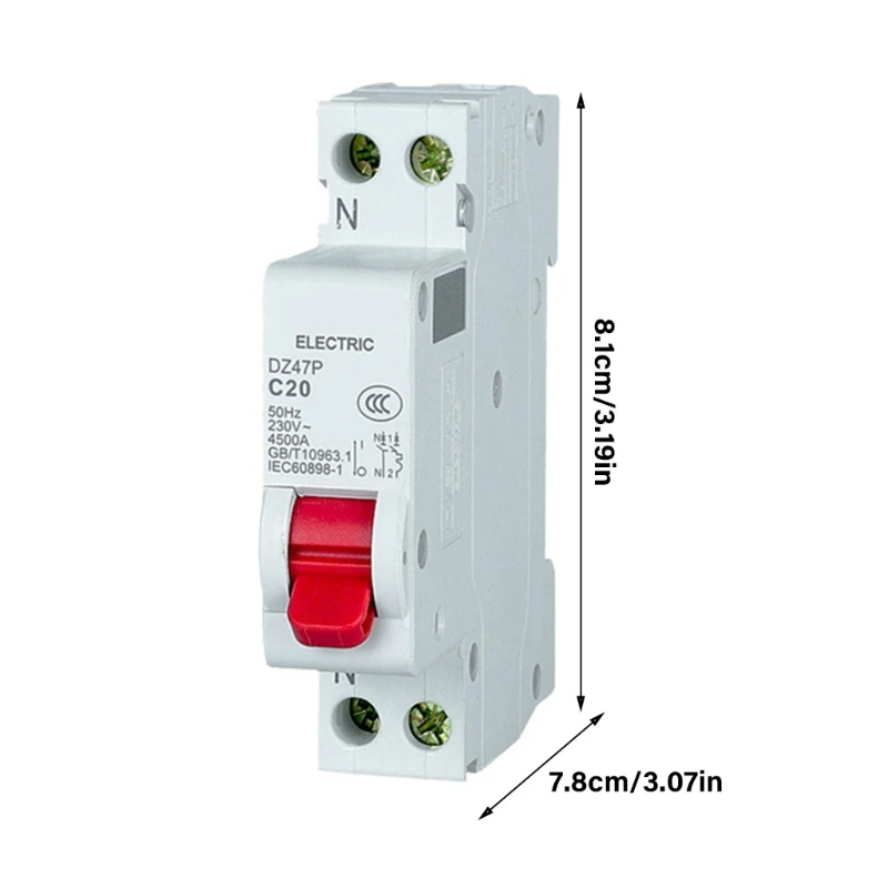 A1W1 Автоматический выключатель остаточного тока для монтажа на DIN-рейке с защитой