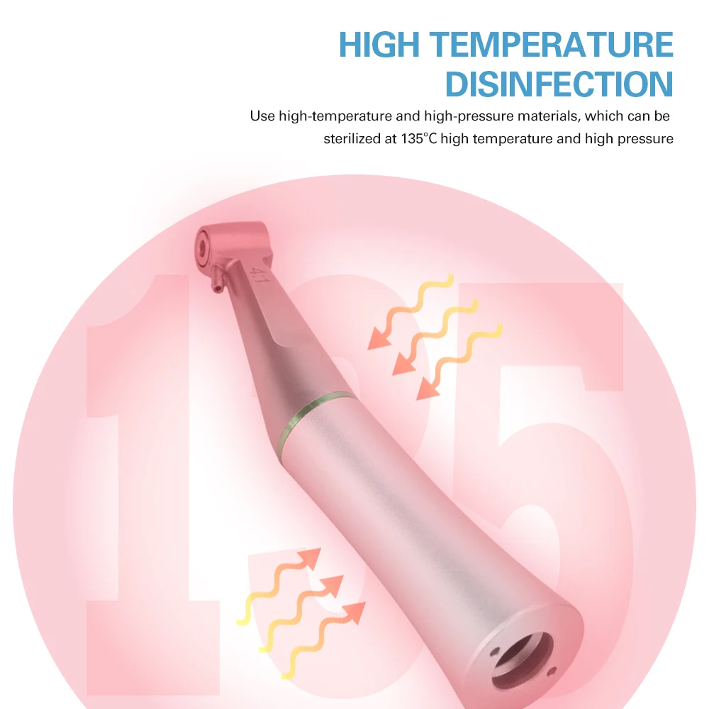 AZDENT Dental 4:1 Reduction Contra Angle Handpiece Interproximal Stripping Sets 10 Pcs Interproximal Strips Dentistry Instrument