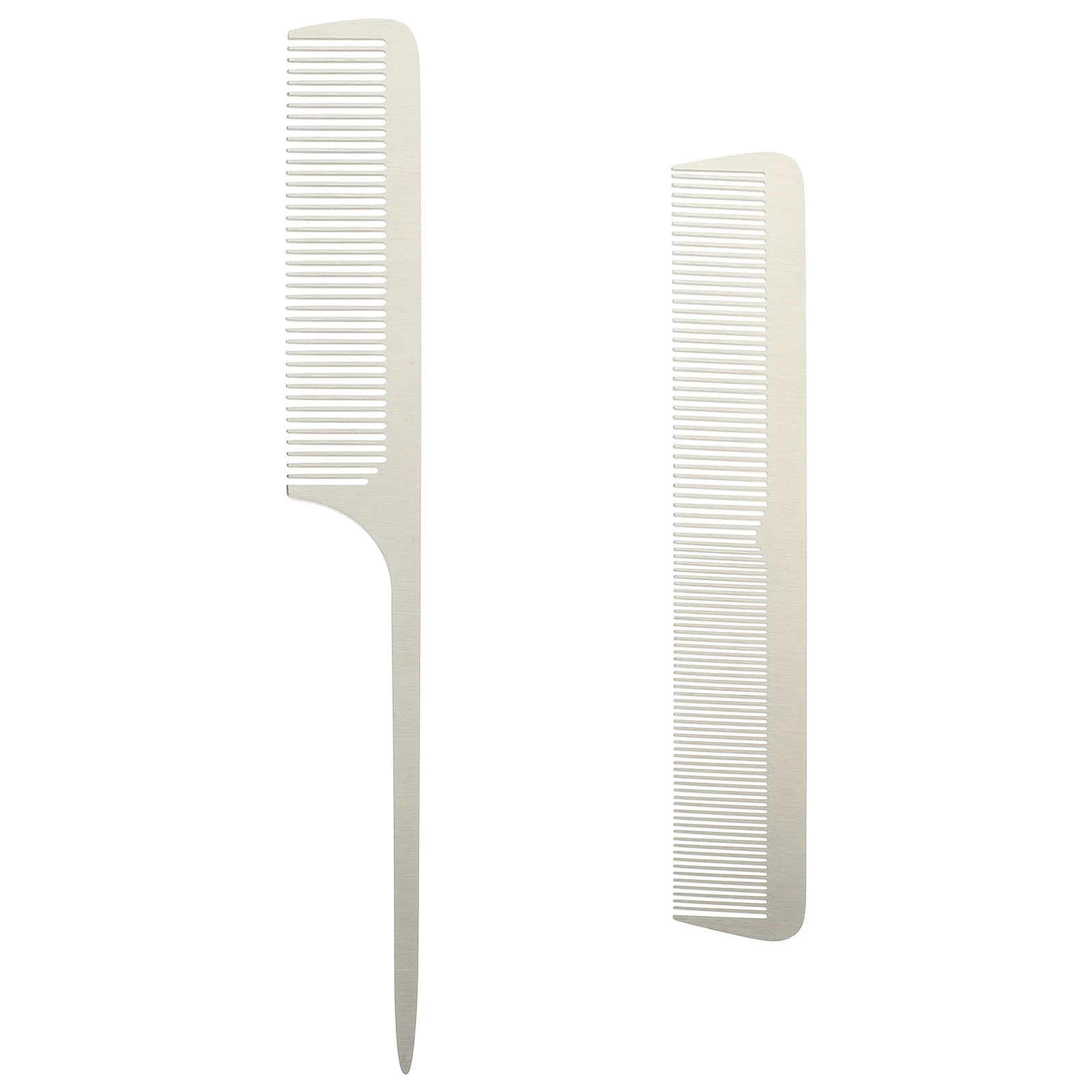 

2 шт., гребень для стрижки волос, из нержавеющей стали