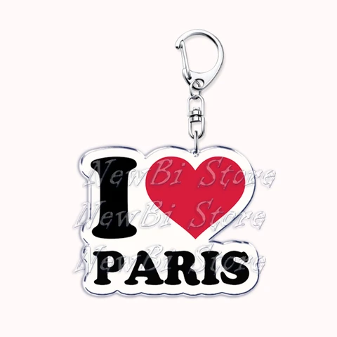 Брелок Hot Cites  I Love PARIS LONDON