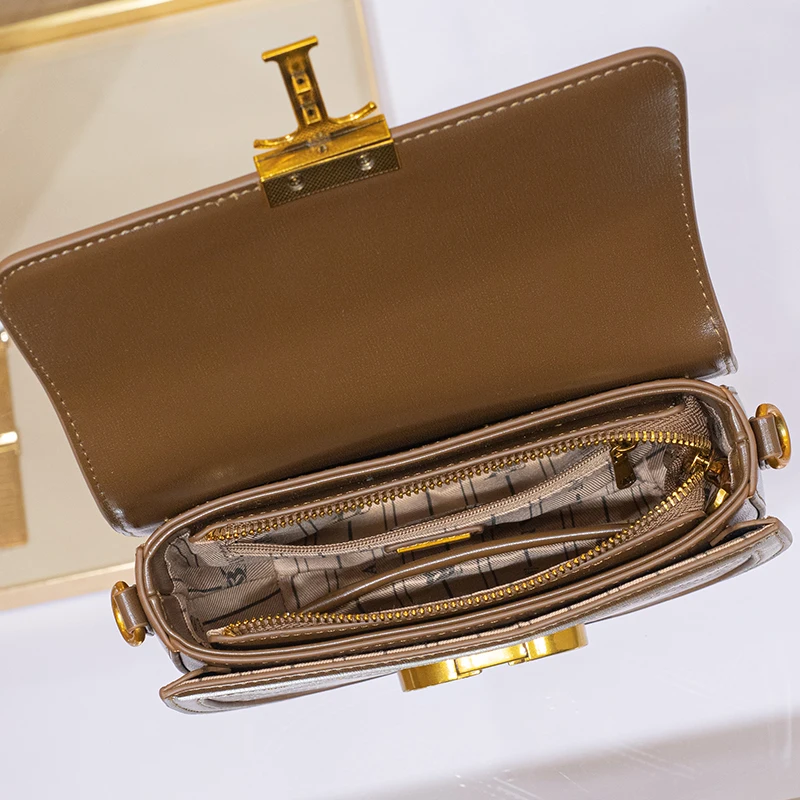 Женская сумка через плечо дизайнерская брендовая из натуральной кожи для женщин