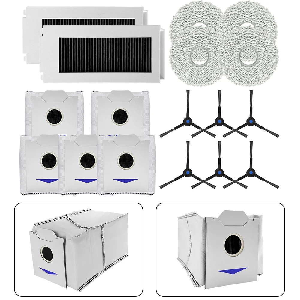 Для Ecovacs N30 Pro робот-пылесос Mian боковая щетка швабра тканевые мешки для пыли