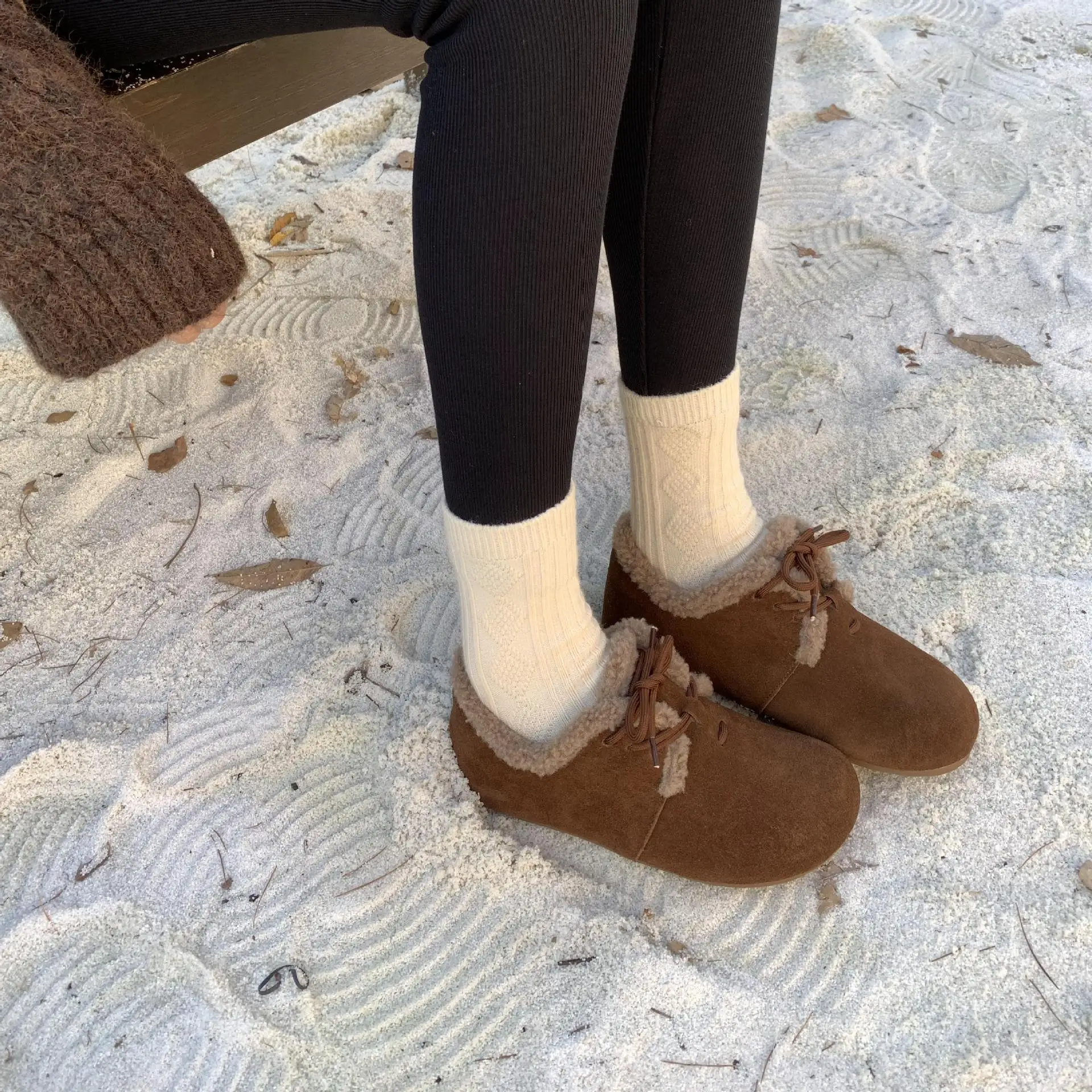 Женская обувь универсальные лоферы на платформе с круглым носком увеличивающие