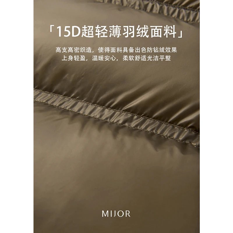 90% White Duck Down  Puffer Jacket Women  Coats  High Street  Winter  Zipper  Slim  Pockets Hooded Casaco Feminino