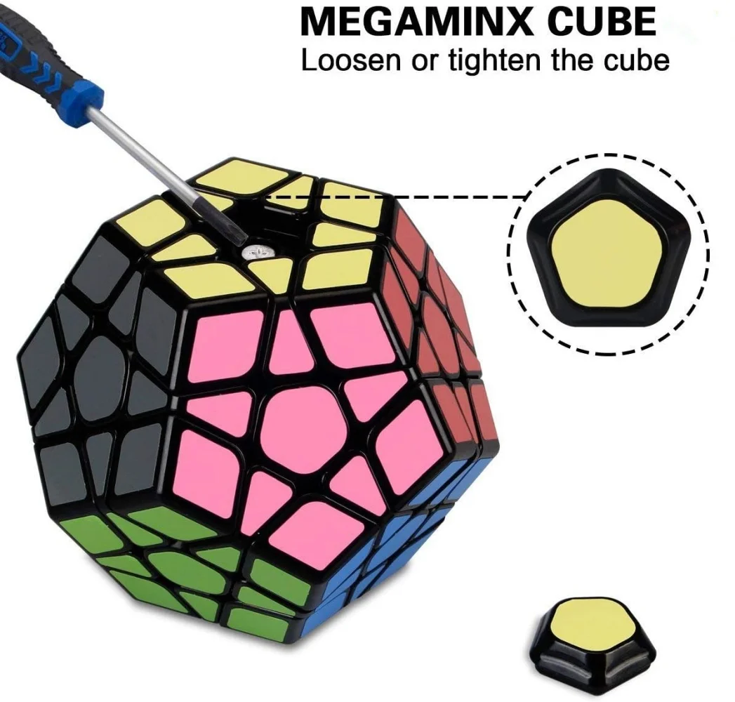 Набор Magic Cube Qiyi - Speed Pyramid Pyraminx Mirror Puzzle 3D Игрушка-головоломка Для Детей И Взрослых