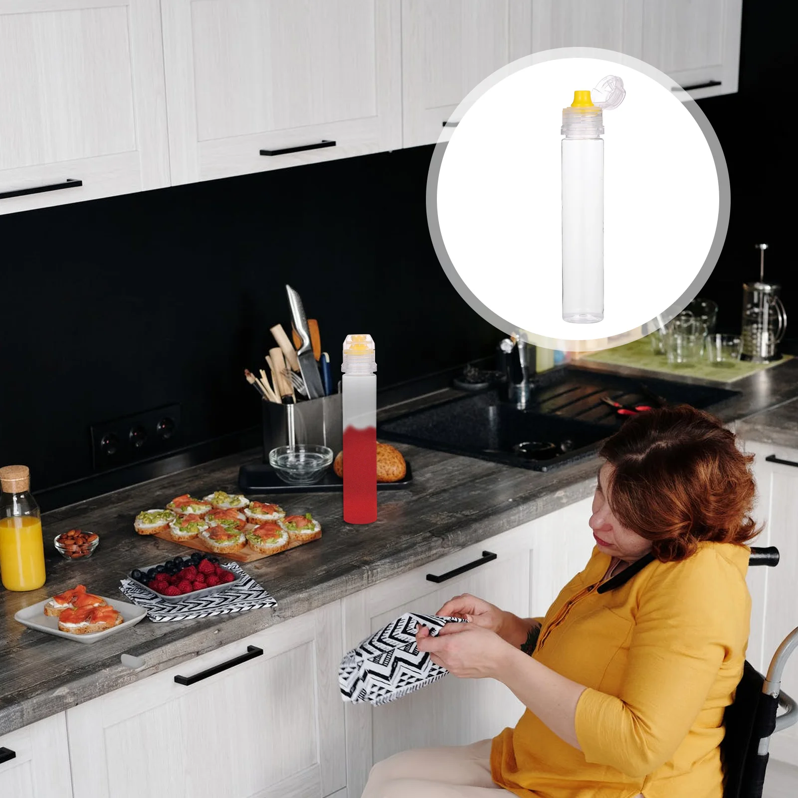 

10 Pcs Portable Sub Bottles Convenient Sesame Oil Bottles Packaging Bottles for Kitchen Restaurant Home