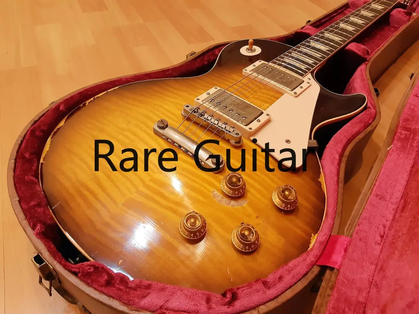 

Rhxflame Custom Shop 1959 Joe Perry / Slash MURPHY Aged Signed Faded Tobacco Burst Relic Guitar 1 Piece Body & One PC Neck