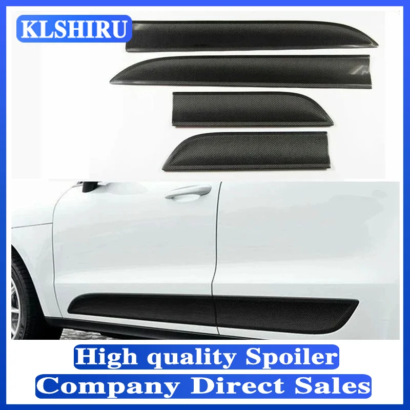 Защита двери автомобиля для Porsche Macan крышка дверной пластины из углеродного