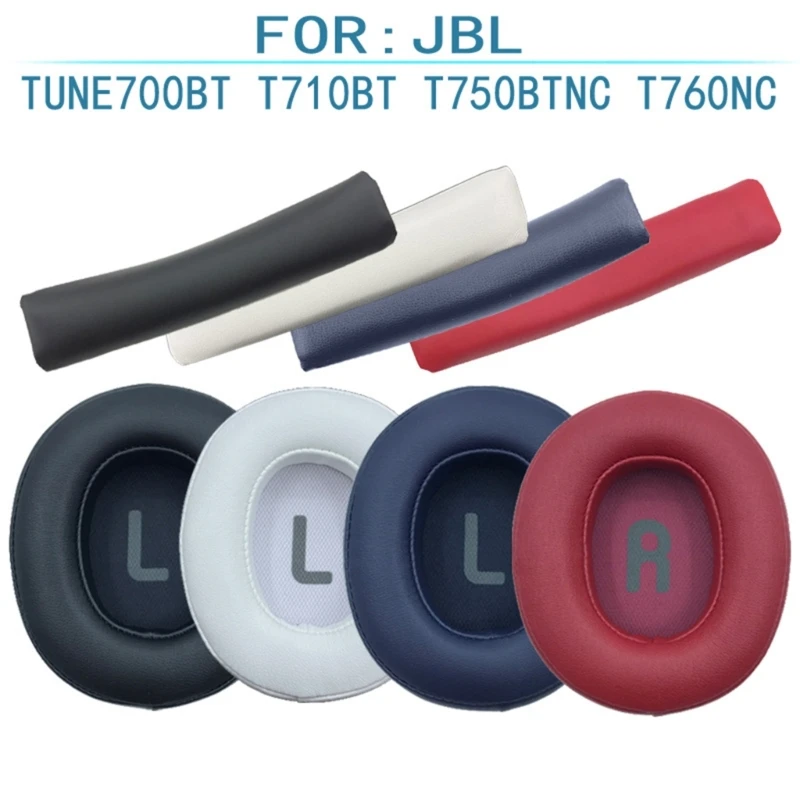 

Professional Earpads Cushions Headband Ear Pads Cushion Earmuffs for Jbl TUNE 700BT 700BTNC 750BTNC Headphones