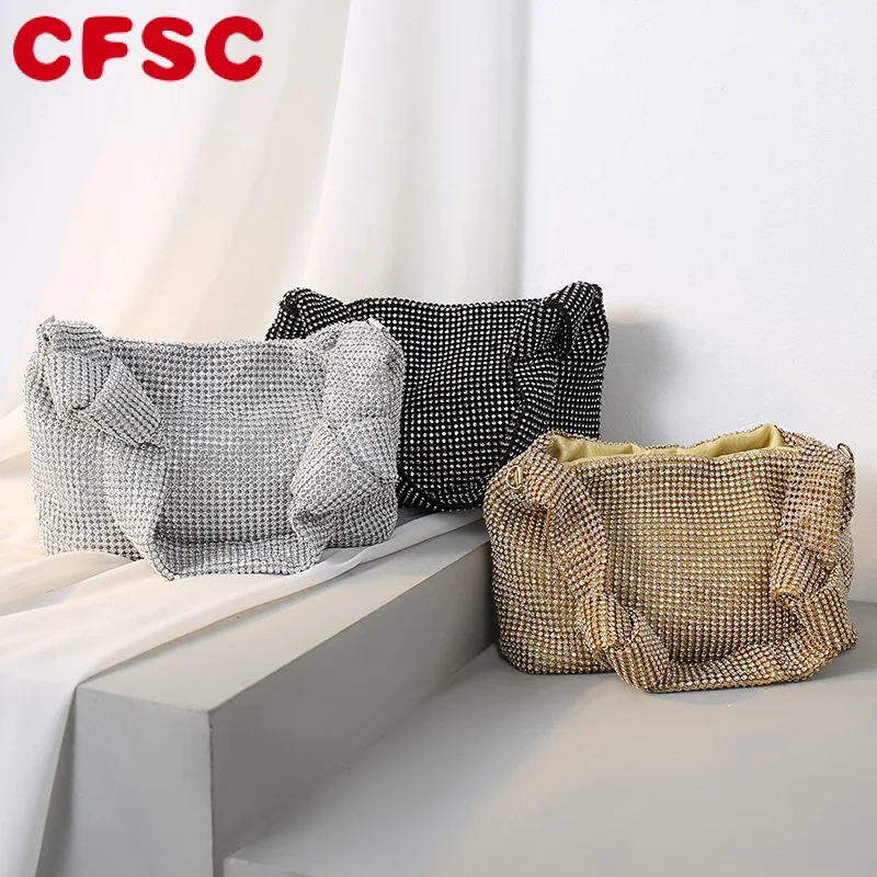 

Новинка 2022, трендовая сумка King с бриллиантами, сумки для подмышек, сумка-мессенджер на цепочке, ручная сумка с бриллиантами, женские сумки на плечо