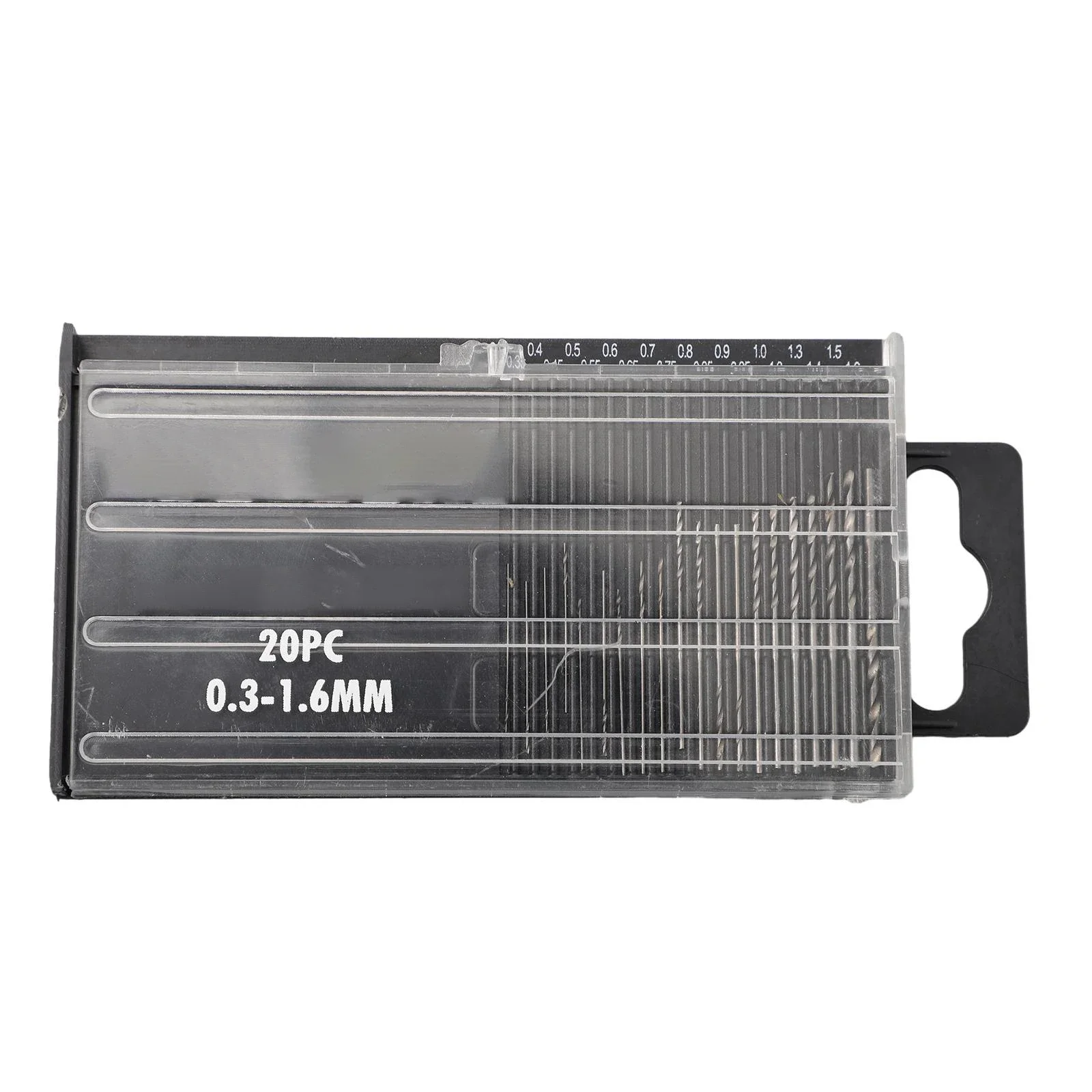 Набор сверл спиральных из быстрорежущей стали 20 шт. 0 3-1 6 мм